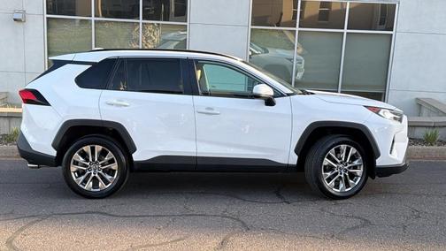 Super White 2019 Toyota RAV4 XLE Premium