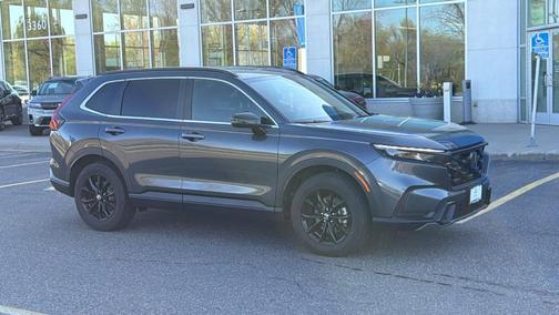 Meteorite Gray Metallic 2025 Honda CR-V Hybrid Sport