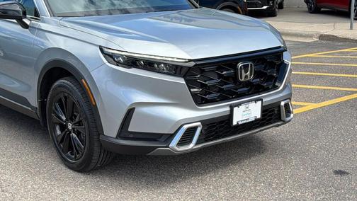 Solar Silver Metallic 2025 Honda CR-V Hybrid Sport Touring
