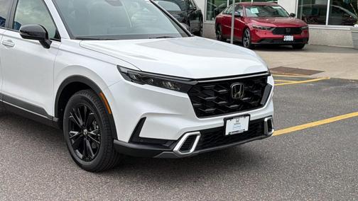 Platinum White Pearl 2026 Honda CR-V Hybrid Sport Touring