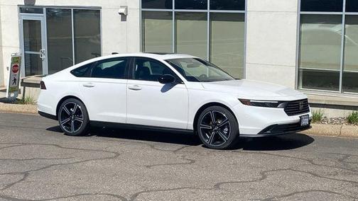 Platinum White Pearl 2026 Honda Accord Hybrid Sport