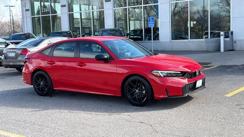 Rallye Red 2025 Honda Civic Sport