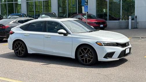 Platinum White Pearl 2023 Honda Civic Sport Touring