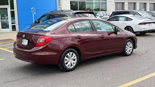 Crimson Pearl 2012 Honda Civic LX