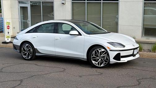 White 2024 Hyundai IONIQ 6 Limited