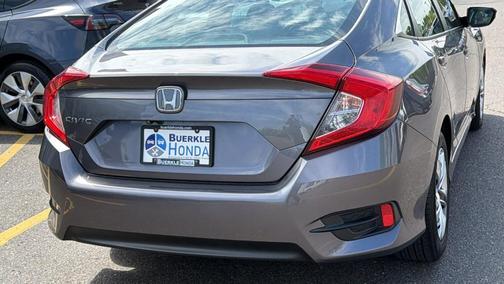 Modern Steel Metallic 2017 Honda Civic LX
