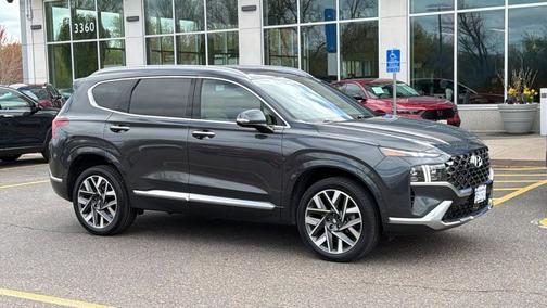 Portofino Gray 2023 Hyundai SANTA FE Calligraphy