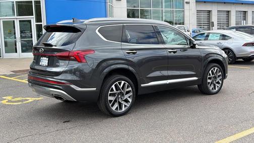 Portofino Gray 2023 Hyundai SANTA FE Calligraphy