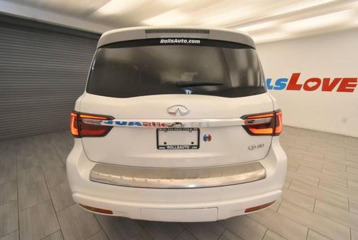 Moonstone White 2019 INFINITI QX80 Luxe
