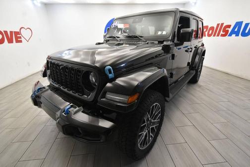 Black Clearcoat 2024 Jeep Wrangler 4xe High Altitude