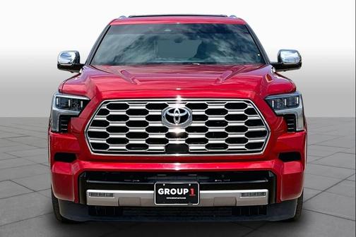 Supersonic Red 2023 Toyota Sequoia Capstone