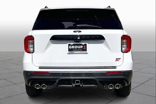 Star White Metallic Tri-Coat 2023 Ford Explorer ST