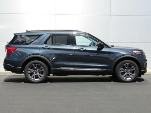 Stone Blue 2024 Ford Explorer XLT