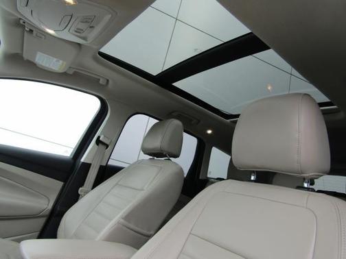 White Gold Metallic 2017 Ford Escape Titanium