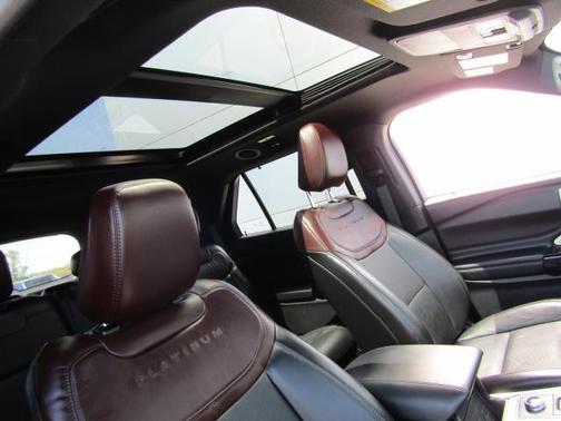 Red 2022 Ford Explorer Platinum