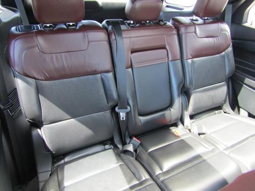 Red 2022 Ford Explorer Platinum