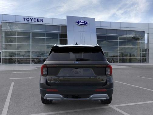 Agate Black Metallic 2026 Ford Explorer Platinum
