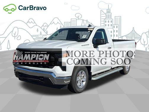 Summit White 2025 Chevrolet Silverado 1500 WT