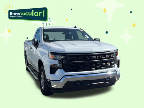 Summit White 2025 Chevrolet Silverado 1500 WT