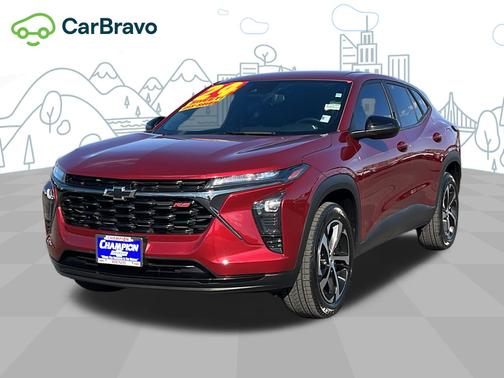 Crimson Metallic 2024 Chevrolet Trax 1RS