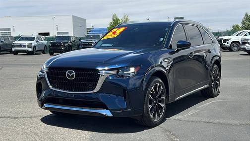 Deep Crystal Blue Mica 2024 Mazda CX-90 3.3 Turbo S