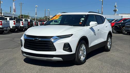 Summit White 2021 Chevrolet Blazer LT