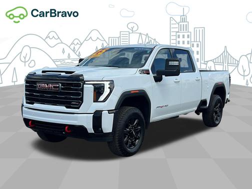 Summit White 2025 GMC Sierra 2500 AT4