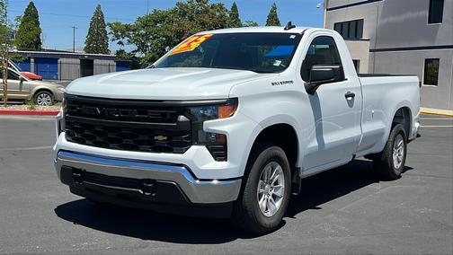 Summit White 2025 Chevrolet Silverado 1500 WT