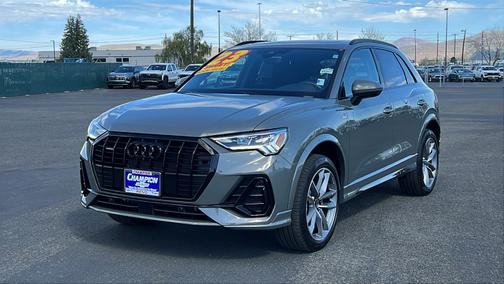 Chronos Gray Metallic 2023 Audi Q3 Premium Plus 45 TFSI S line quattro Tiptronic