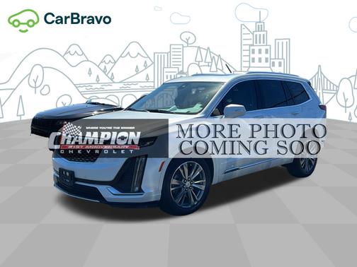 Crystal White Tricoat 2022 Cadillac XT6 Premium Luxury