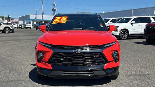 Habanero Orange 2025 Chevrolet Blazer RS