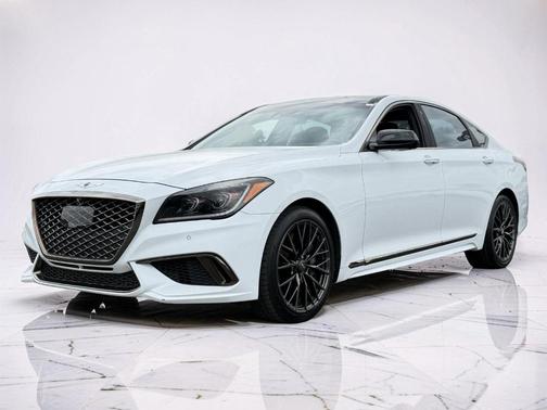 Casablanca White 2018 Genesis G80 3.3T Sport