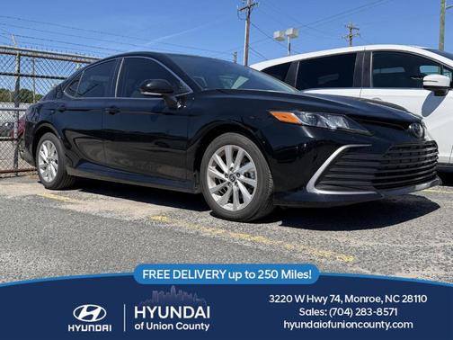 Midnight Black Metallic 2024 Toyota Camry LE