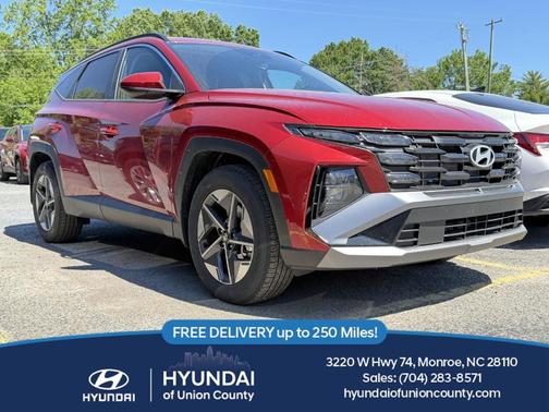Red 2026 Hyundai TUCSON SEL