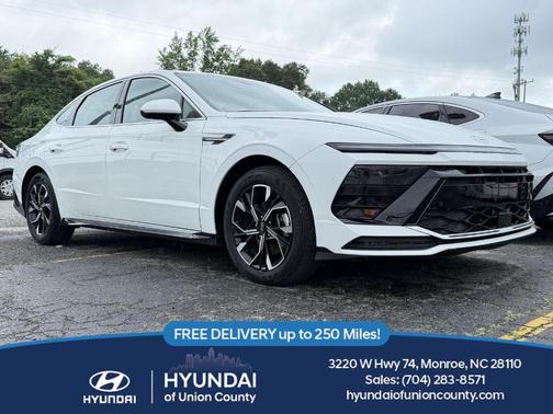 White 2025 Hyundai SONATA SEL