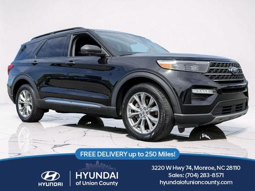 Agate Black 2023 Ford Explorer XLT