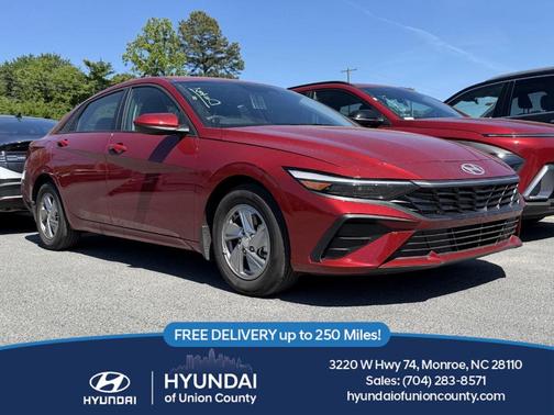 Red 2026 Hyundai ELANTRA SE