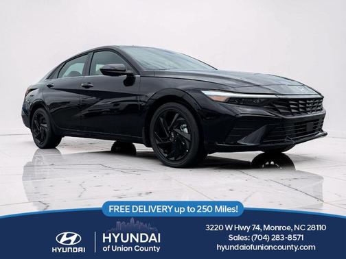 Black 2026 Hyundai ELANTRA SEL SPORT PREMIUM