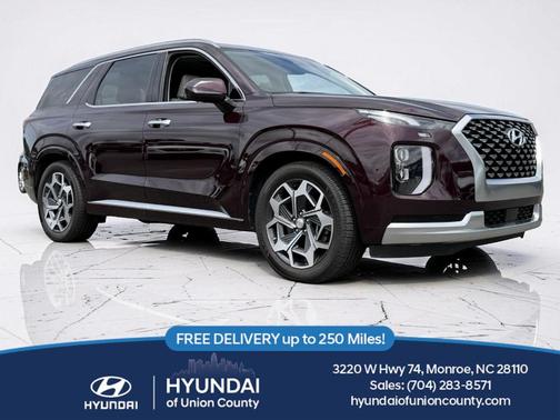 Burgundy 2021 Hyundai PALISADE Calligraphy