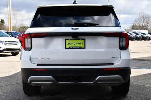 Star White Metallic Tri-Coat 2026 Ford Explorer Platinum