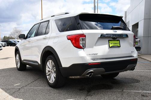 Star White Metallic Tri-Coat 2023 Ford Explorer Limited
