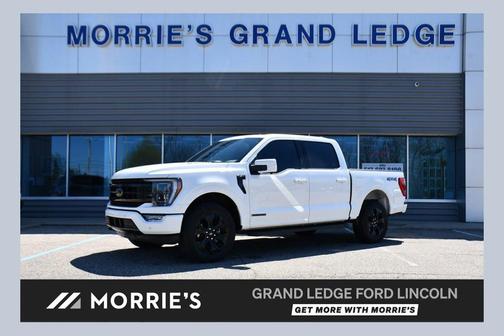 Star White Metallic Tri-Coat 2023 Ford F-150 Lariat