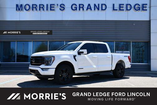 Star White Metallic Tri-Coat 2023 Ford F-150 Lariat