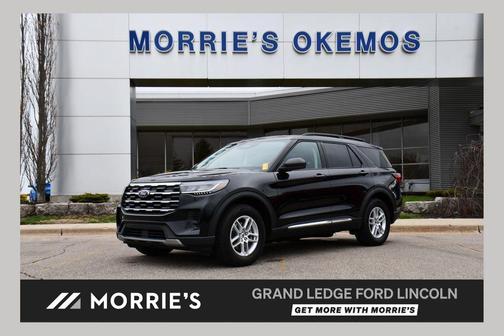 Agate Black Metallic 2025 Ford Explorer Active