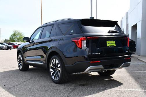 Agate Black Metallic 2026 Ford Explorer Platinum