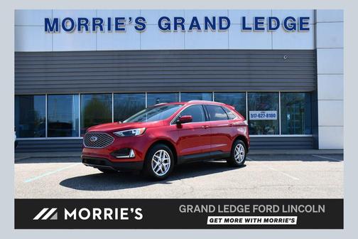 Rapid Red Metallic Tinted Clearcoat 2024 Ford Edge SEL