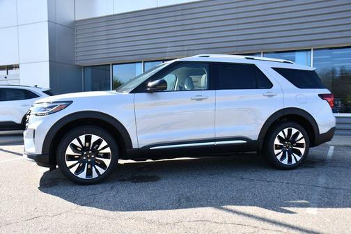 White 2026 Ford Explorer Platinum