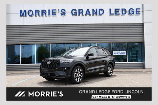 Agate Black Metallic 2026 Ford Explorer ST-Line