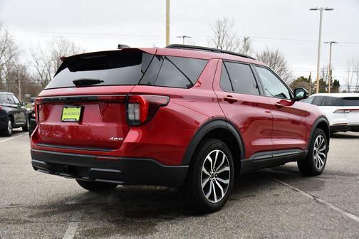 Red Metallic 2025 Ford Explorer ST-Line