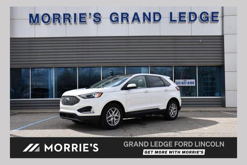 Star White Metallic Tri-Coat 2024 Ford Edge SEL